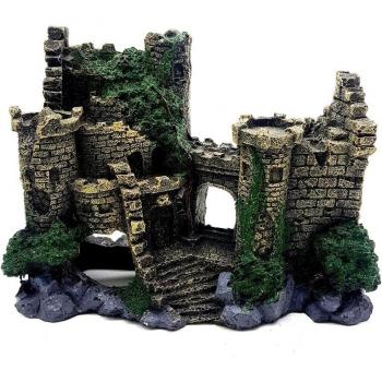 Resin Castle Aquarium Decoration