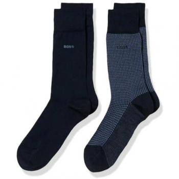 Boss Calzini Houndstooth Mc 1025708 2 Paia Dark Blue EU 39-42
