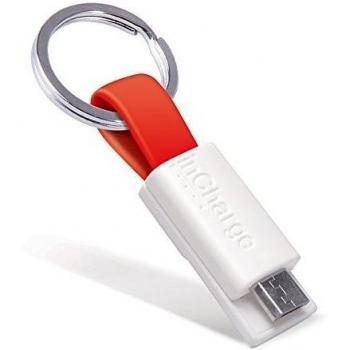 Cable Llaverón InCharge Incha-USB Red MicroUSB con conectores magnéticos para vehículo