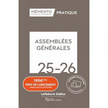 Mémento Assemblées Générales 2025-2026