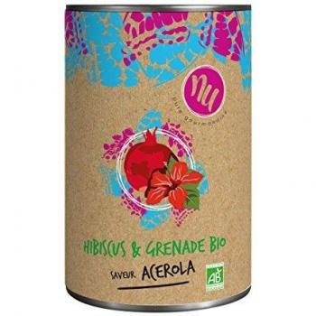 NU Thé Rouge Hibiscus/Grenade Bio Saveur Acérola 90 g