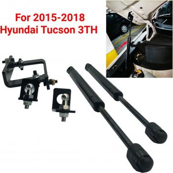 Barra puntal delantera compatible con resortes de gas para Hyundai Tucson 3TH