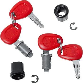 Givi Sicherheits-Schloss Z179 (2×Z156) – Universell einsetzbar bei E26–E33, Neutralfarbe 205, Motorradgepäck‑Set