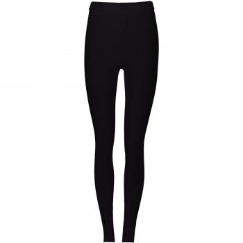 Salvatore Ferragamo , Black Logo-Plaque Leggings ,Black female, Sizes: L, M