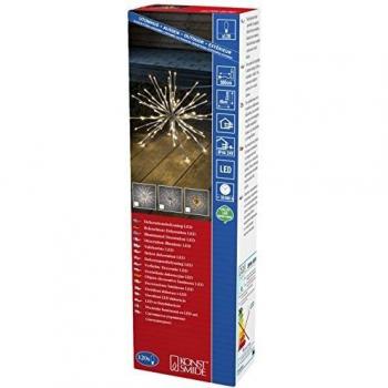 Konstsmide 2896-303 LED Lichterball transparentes Kabel für Außen