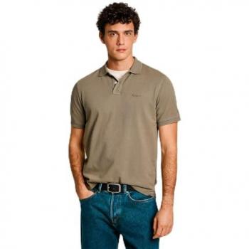 Pepe Jeans Herren Poloshirt New Oliver GD Nachhaltig in Grün (M)