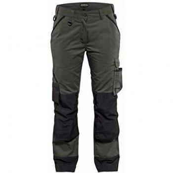 Blaklader 71541835, pantalon de jardin dames, vert/noir, taille C46