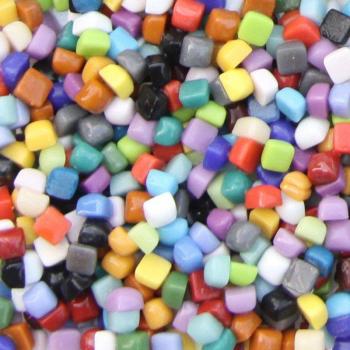 Eco-Friendly 4.8MM Glass Mosaic Squares