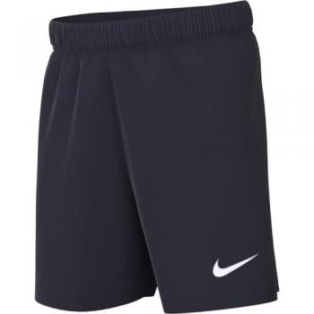 Nike Kids Dri‑Fit Training Shorts – Obsidian/White
