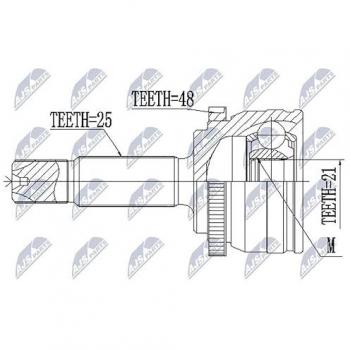 Système de joints NTY NPZ-HY-556 pour arbre de transmission