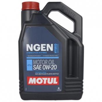 Motoröl MOTUL NGEN HYBRID 0W20 für moderne Autos 4L