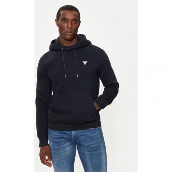 Felpa Guess Jeans Con Cappuccio Slim Mini Triang Daring Ocean 2XL
