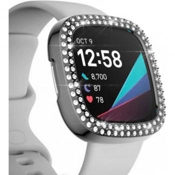 Waterproof Case for Fitbit Versa 2/3/Lite with Clear Screen Protector
