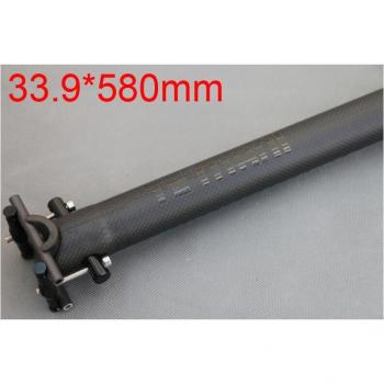 TEMANI 3K Matte Carbon Fiber Bicycle Seatpost 31.8/33.9/34.9*580mm