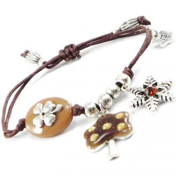 Bracciale Dame Natura H9832 – Eleganza Lily Marrone