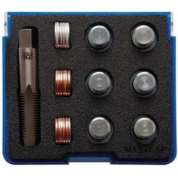Juego BGS TECHNIC para reparación de tapón de cárter M13 x 1,5 mm