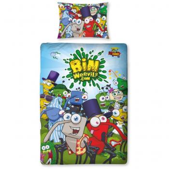 Character World 135x200cm Bin Weevils Mulch Single Panel Duvet – Colorful Sleep Set