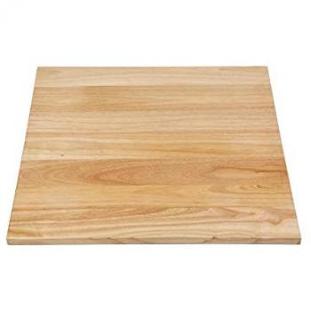 Plateau de Table Carré 700 mm – Pré‑Percé – Coloris Bois Naturel