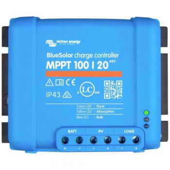 Régulateur solaire bluesolar 100v / 20a mppt 100/20 jusqu à 48v