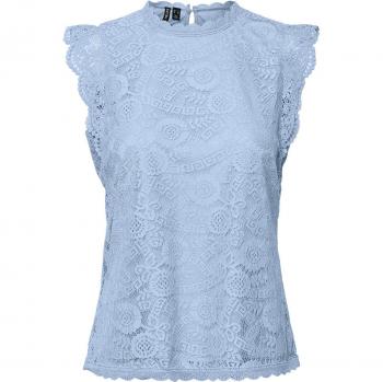 Pieces Bluse 17120454 Himmelblau Regular Fit