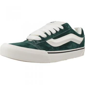 Sneaker Uomo Knu Skool di Vans in Verde Scamosciato