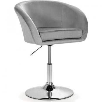 Chai Pivotant ergonomique en velours – capacité 125 kg