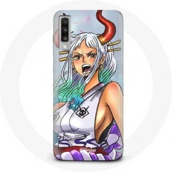 Coque rigide Samsung Galaxy A50 Yamato One Piece Anime Manga