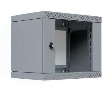 Armoire Rack X‑Rack con Porta in Vetro 400‑600 mm, 9U, Grigio