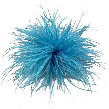 Broche Tissée en Plumes