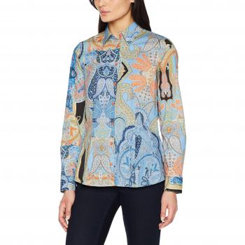 Jacques Britt Damen Bluse City 1/1-LANG, Mehrfarbig