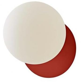 Burnt Orange Darla Frosted Globe – IP44 Shower Wall Fixture