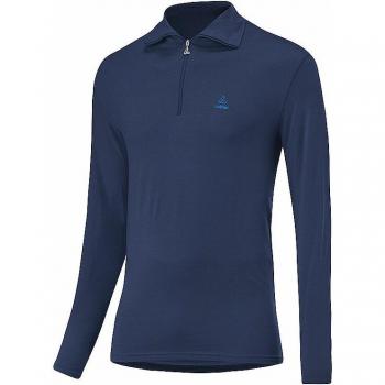 Löffler Turtle Transtex Men's Long Sleeve Midlayer – Navy/Black Blend