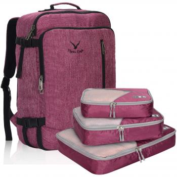 Veevan Sac à Dos 15.6 avec 3pc Rose