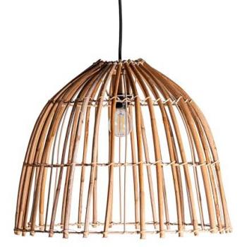 Lustre en rotin 39x39x31 cm