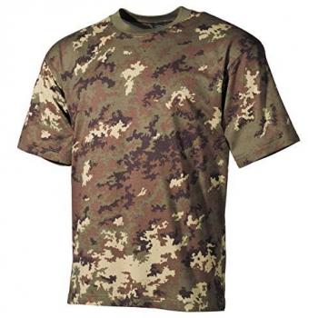 MFH T-shirt Beige i kamufläjtpåläggning för vardagsbruk