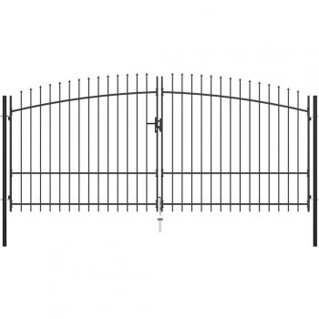 Portail Double avec Piques 400 x 225 cm