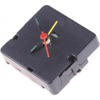 Replacement Clock Movement Mechanism with Black Hands