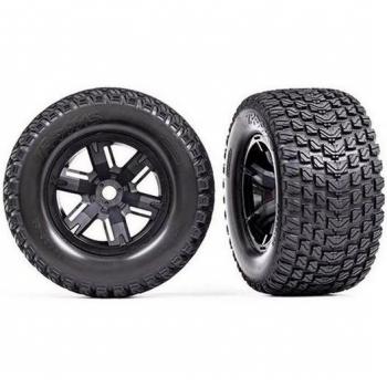 Traxxas Gravix Reifen auf X-Maxx Felgen schwarz (2)