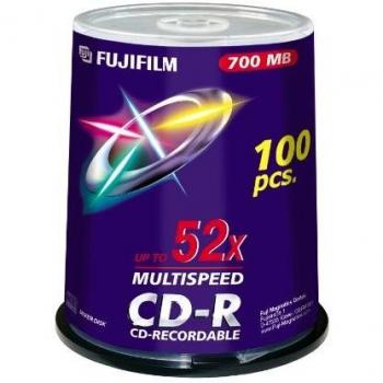 FUJIFILM CD-R 52X 80MIN 700MB BOX 100PZ 4047239