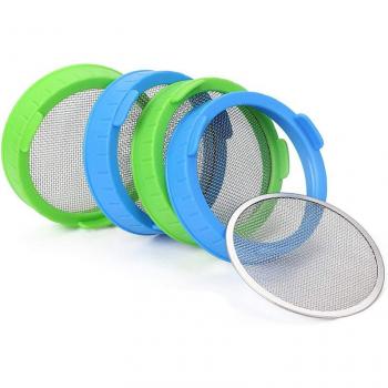 Ensemble 4 couvercles germination – plastique + grille inox