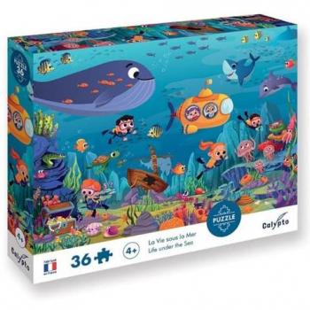 Puzzle 36 pièces : Monde Sous-Marin