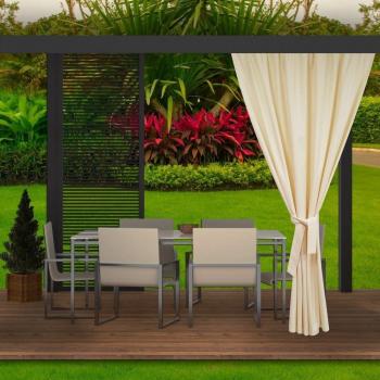 Cortinas de Terraza Beige 155x220cm