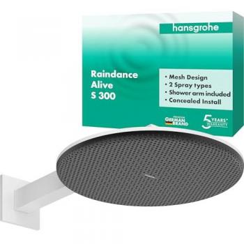 Hansgrohe Raindance Alive S – Design Elegante con Funzione Anticalcare