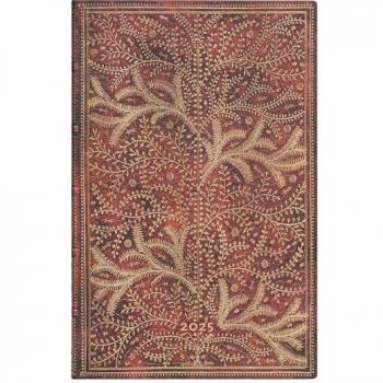 Wildwood Tree of Life Maxi 12month Horizontal Softcover Flexi Dayplanner 2025 Elastic Band Closure by Paperblanks