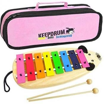 SONOR Glockenspiel Sonor Glockenspiel MG Maus mit Tasche Pink