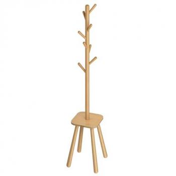 Tavolino appendiabiti beige