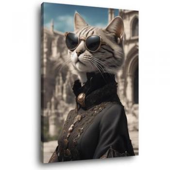 Décoration Murale Chat Gothique 65x97 cm CEANOTHE