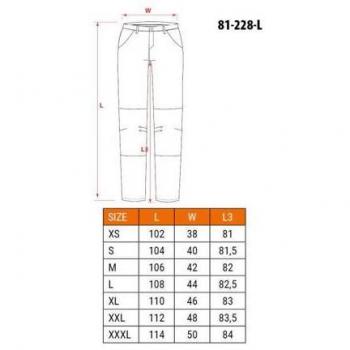 Pantalones de Trabajo Neo Denim XXL – Rodillas Protegidas y Bolsillos Funcionales
