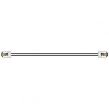 AV Link 5‑Meter RJ11 Wire – White Connector