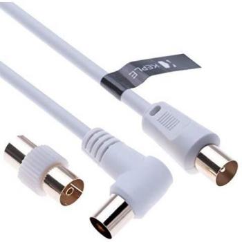 BT TV Box Extension Cord – Male-to-Male Coaxial Coupler